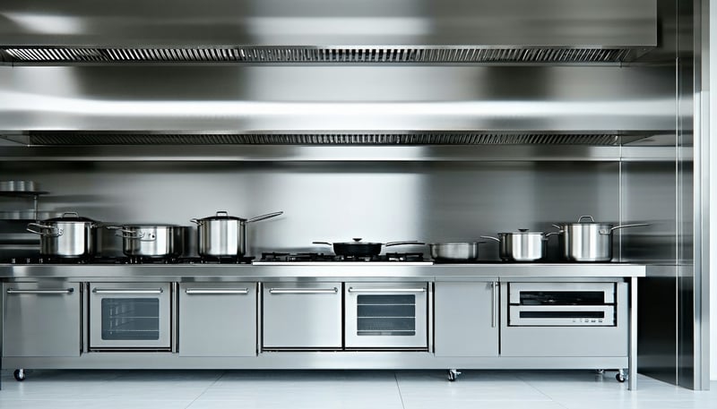 Commercial kitchen equipment setup by JustNex